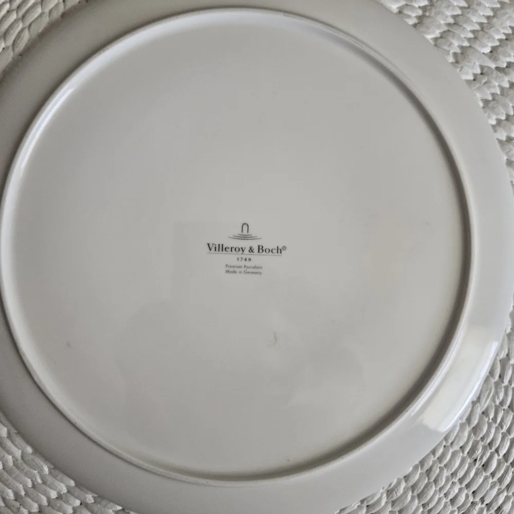 Villerroy & Boch Cake Plate Appetizer Platter Wedding Church Scene - Picture 5 of 7